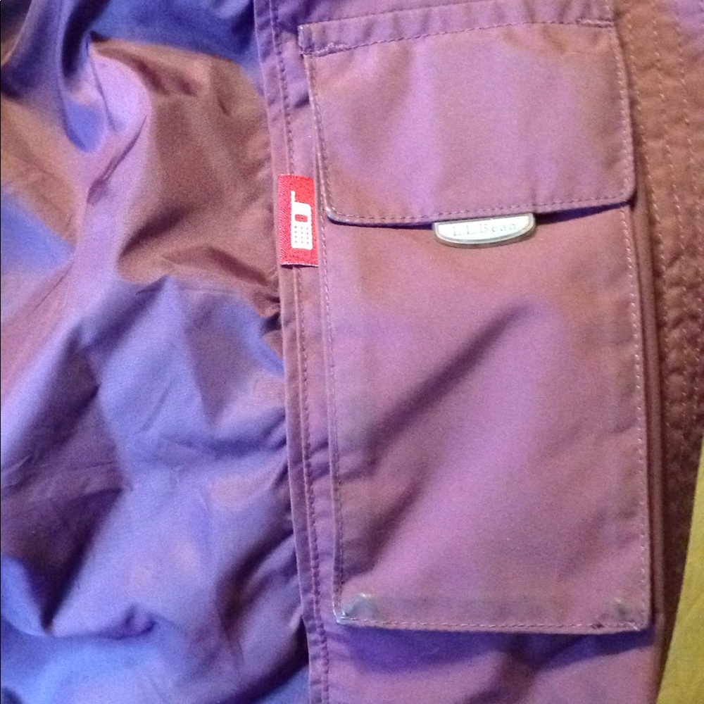 ll bean purple rain coat - Picture 7 of 8